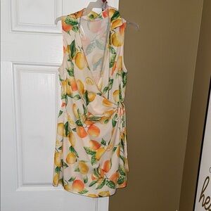Vibrant Charles River Apparel Citrus Print Mini Dress 6